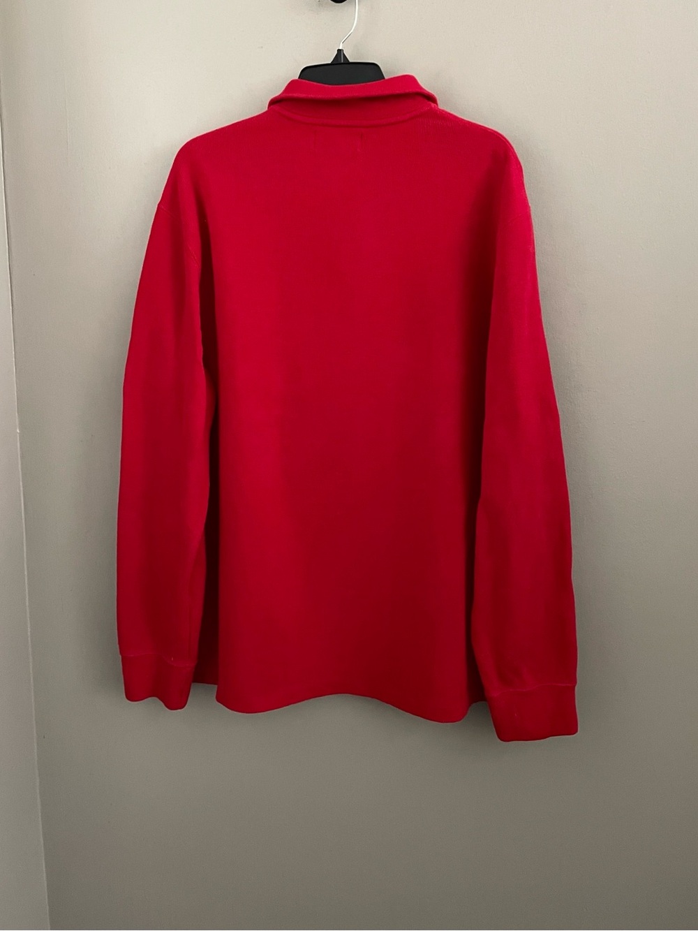 Polo Ralph Lauren Red Ribbed Quarter - Picture 5 of 5
